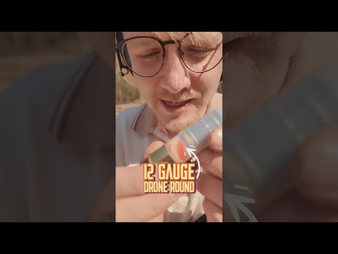 Disparo de drone com cartucho calibre 12: veja o que acontece!