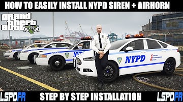 How To Easily Install NYPD Realistic Siren Pack + Airhorn ( #LSPDFR ) #GTA5