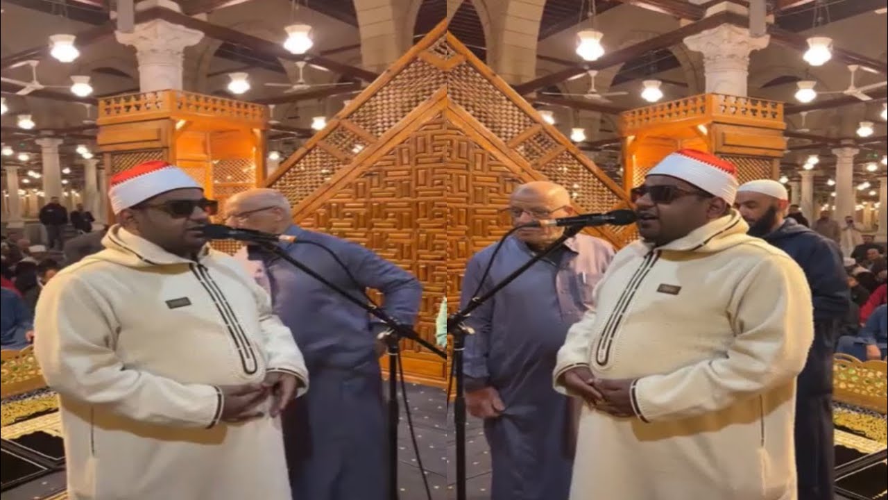 معجزة مصرية على الأرض.. نجم دولة التلاوة الشيخ عطيه الله بيأذن صلاة العشاء بطريقة برايل.. بث مباشر