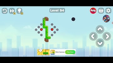 Snake puzzle Slither to eat level 94 Solution #viralgame#trending video#snakepuzzle 