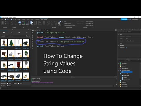 How To Change Roblox String Values Using Scripts Youtube - roblox number value changed