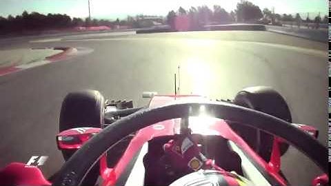 F1 2016 Barcelona Test 2 Vettel Halo System