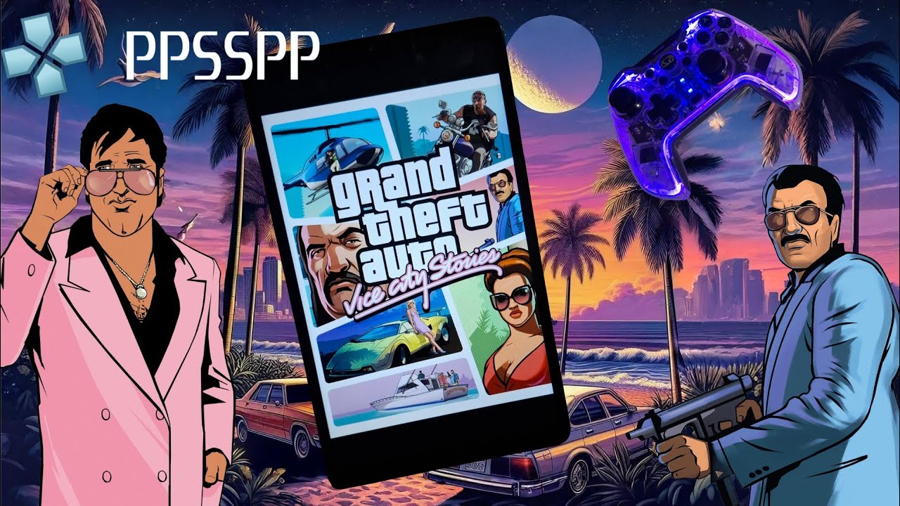 GRAND THEFT AUTO VICE CITY STORIE GRAN CLASICO EMULADO EN TABLET