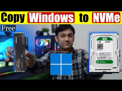 Copy Windows to SSD. Clone Windows from Hard Disk to New M.2 NVMe SSD. Works With Laptop & Desktop.