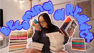 becoming a reader✨ book shopping + haul & organizing my first bookshelf