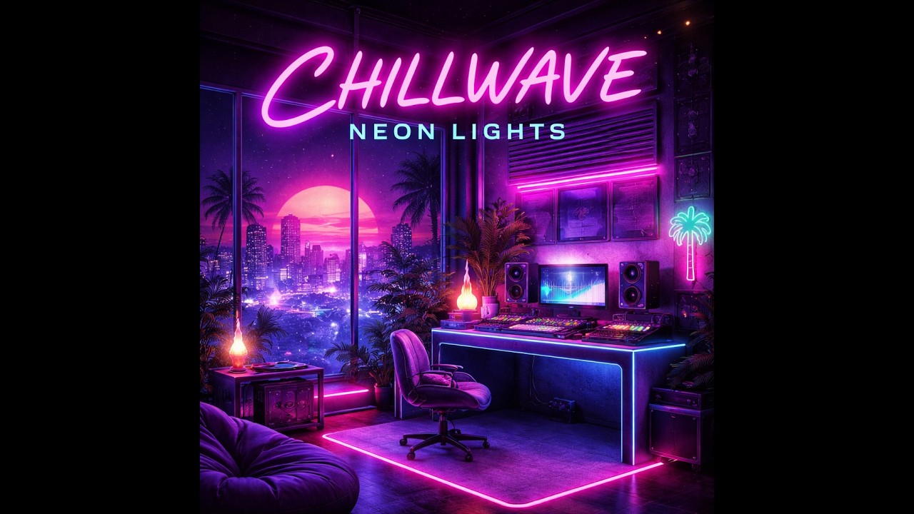 Neon City Light loft🌆 | Chill Stream Music for Focus, Gaming & Late-Night relaxation #gamin