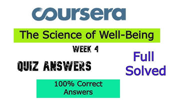 The Science of Well-Being Week 4 Coursera Answers