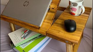 Foldable Multipurpose Wooden Laptop Table by Ahşap Kokusu 51,660 views 3 years ago 15 minutes