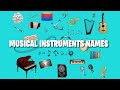 Kids vocabulary names of musical instruments by junior learning center
