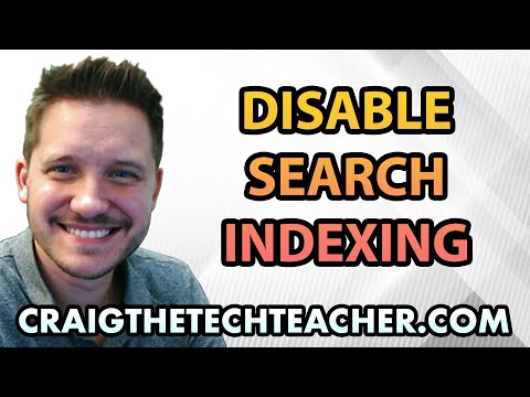 How To Disable Windows 7 Search Indexing Service (2022)
