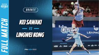 Kei Sawaki vs Lingwei Kong - Women's Singles Bronze Playoff | Leapmotor Singapore Open 2026