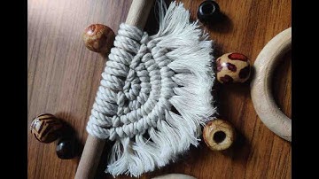 Half Moon Macrame Tutorial | Mini Half Moon Macrame Tutorial | Half Moon Wall Hanging Tutorial