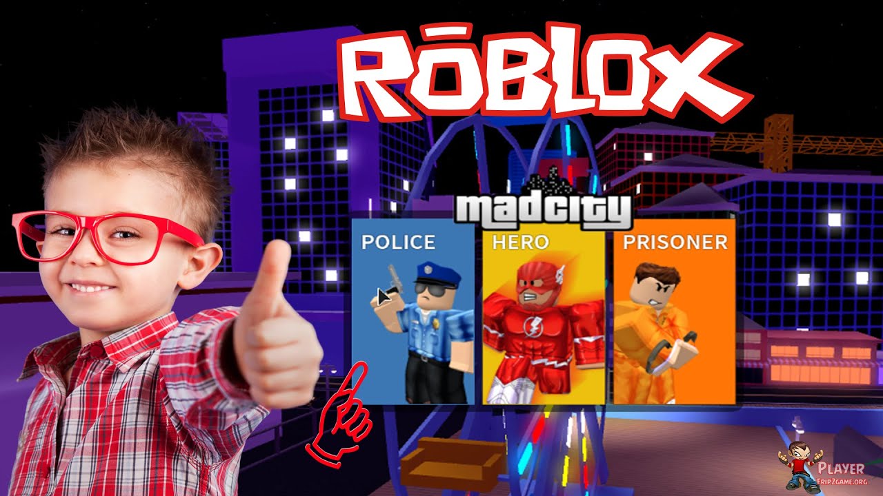 (Roblox) Mad City Season 2 - Frip2game's Police Solo Walkthrough Gameplay