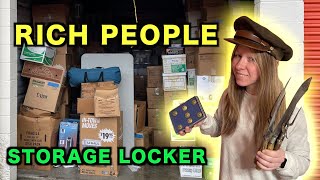 What Do RICH PEOPLE Abandoned Inside Storage Locker Auctions