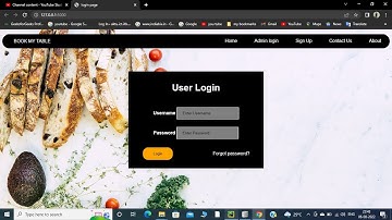 Restaurant Table Management/Reservation System | Using Flask | Using Database Sqlite3 | Python