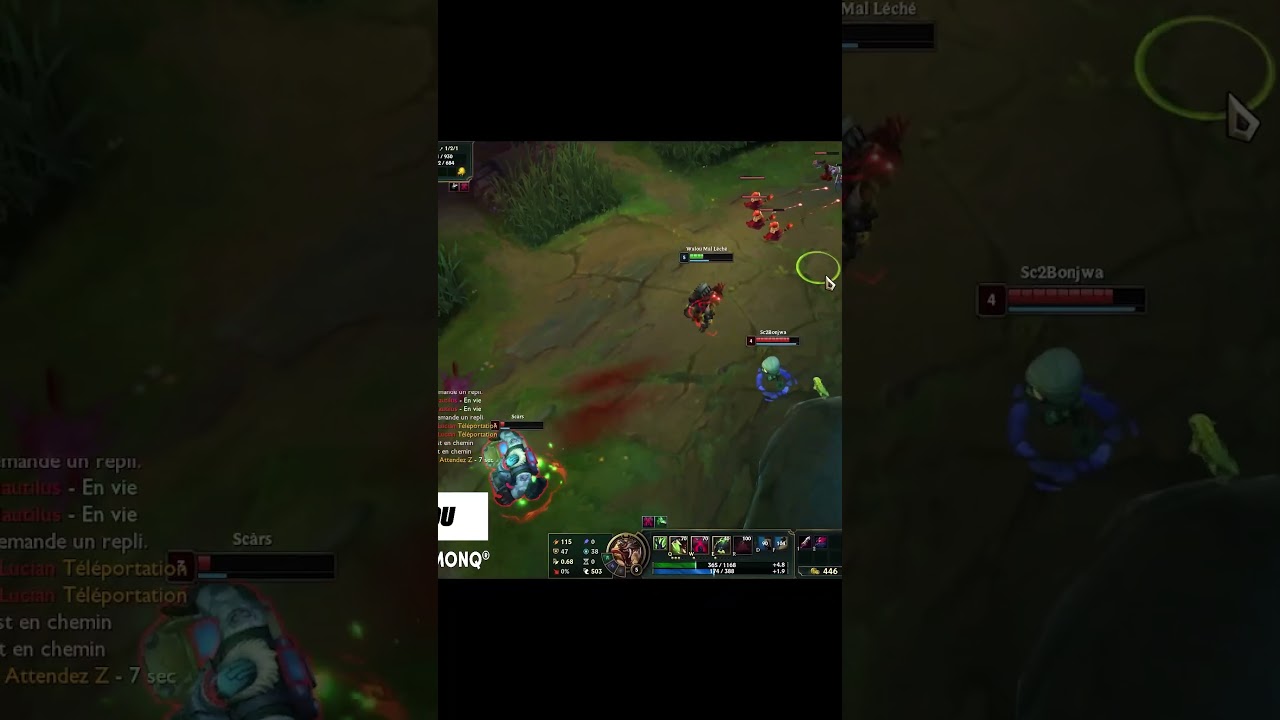 Walou 1vs2 - Warwick Moment - League of Legends 