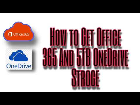 How to Get Free Office 365 & "5 TB" One Drive Storage For Life Time | 5 ...