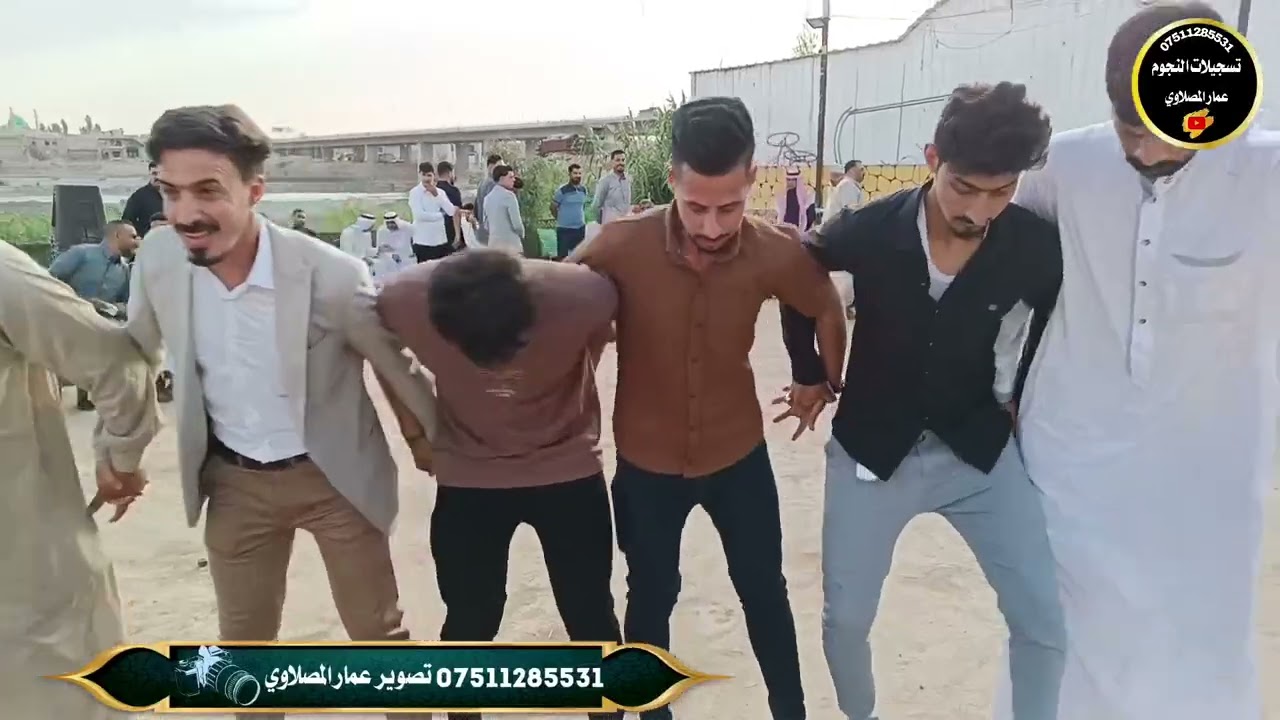 الفنان جياد الحديدي دبكه زواج سيف الجبوري المايسترو غازي السبعاوي تصوير عمارالمصلاوي07511285531