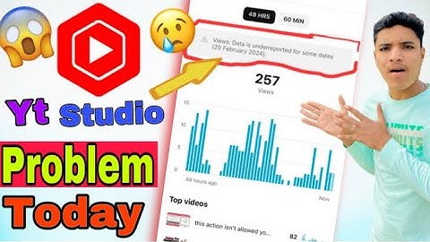 views data is underreported for some dates (20 February 2024 || 😱 new mail ये क्या है