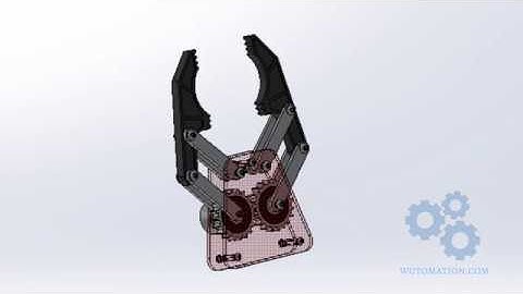 Four bar linkage gripper