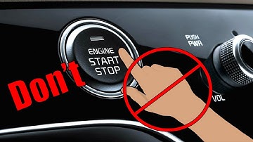 What Happens if You Press the Engine Start Button While Driving?