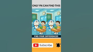 Can you find 4 differences 🤫👀 #ytshorts #doreamongame #doraemon #animecartoon