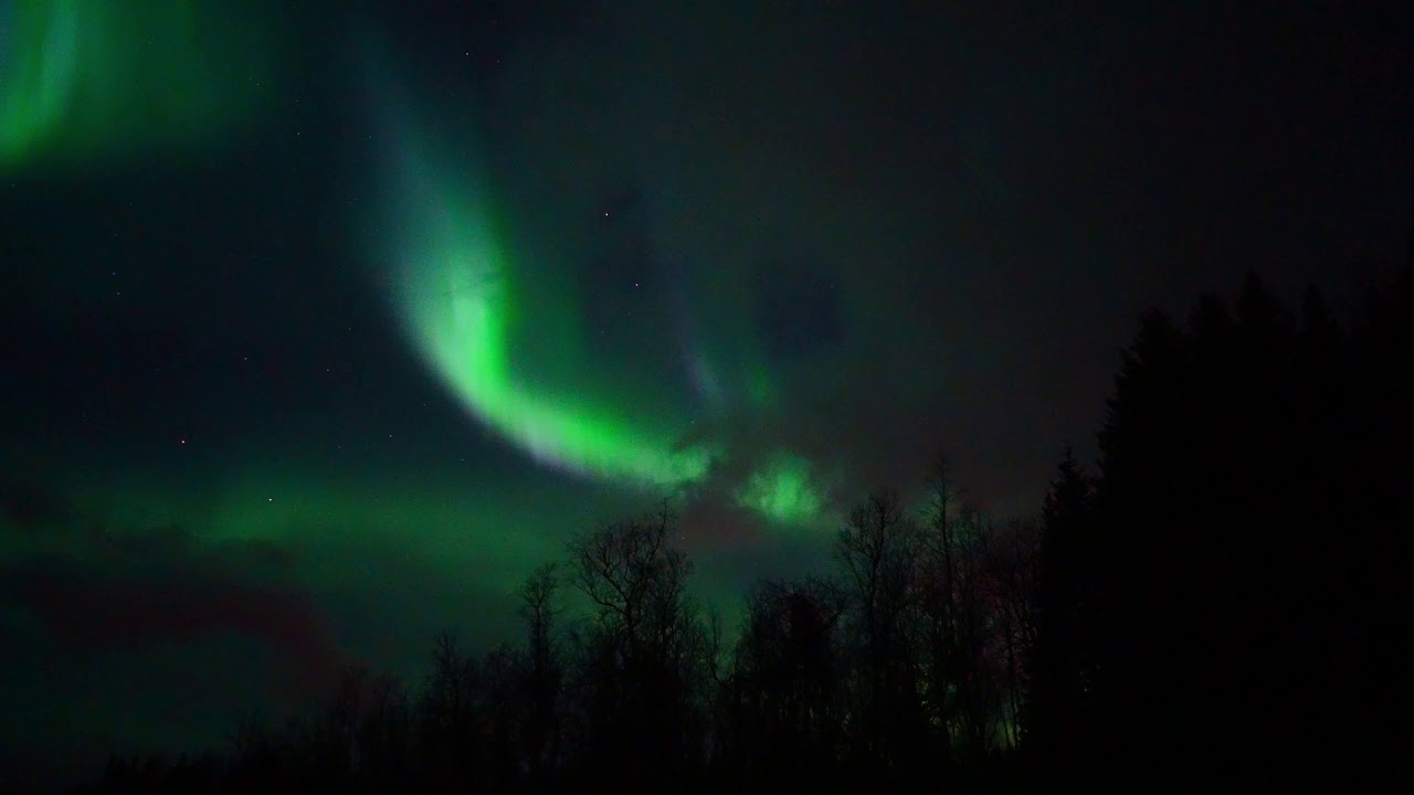 Northern lights in real time 4K - Sony A7siii - Northern Norway - YouTube