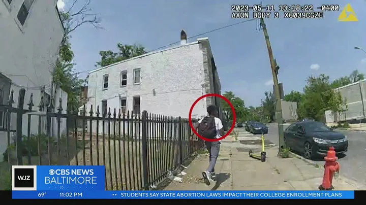 Baltimore Police release body-camera video of officer shooting teenager.