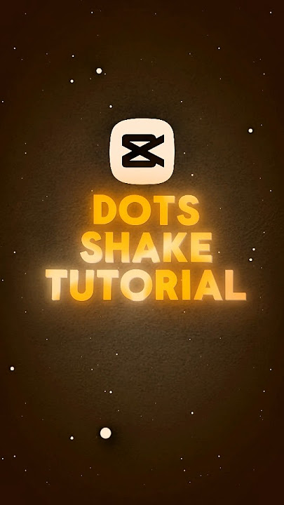 Tutorial Goyang Titik 🤩 | Tutorial Capcut | #capcuttutorial #capcutshake