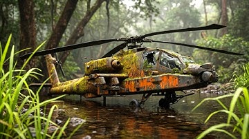 Lost 40 Years in the Jungle… The Unbelievable Restoration of a Boeing AH-64 Apache