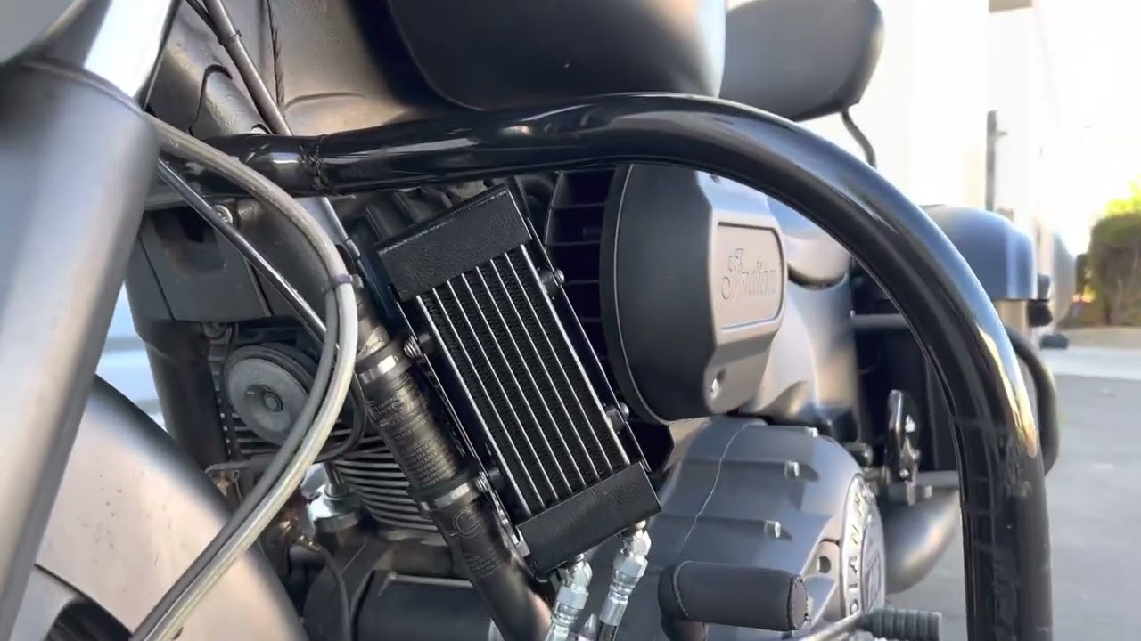 UltraCool Oil Cooler for Indian Motorcycles “Naked Version” (no covers) best for the Roadmaster