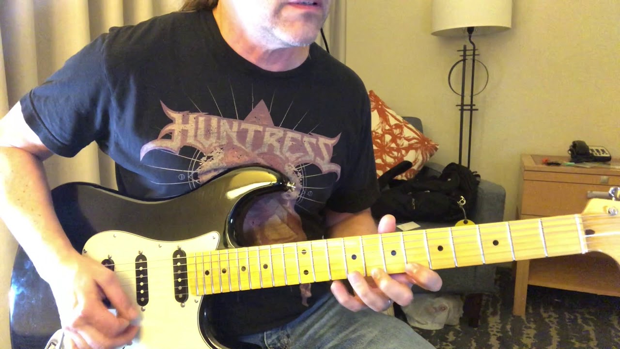 Lollar PIckups Dirty Blackface set - Angus Clark plays solo to Highway Star by Deep Purple