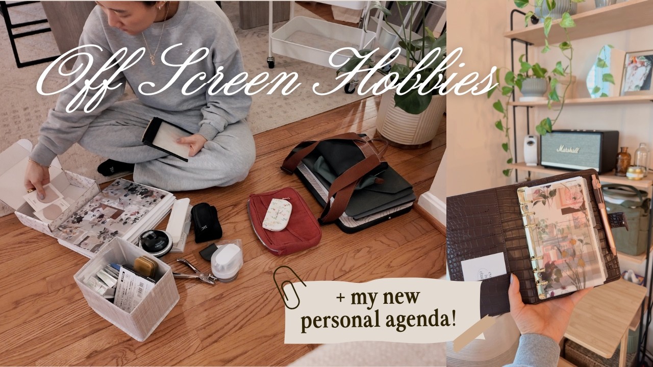 I finally decluttered & organized my hobby nook! ✨ How I store my hobby / journaling supplies