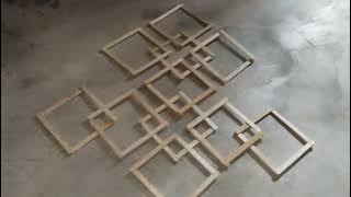 Kerajinan Tangan Hiasan Dinding | Ujian Praktek Seni Budaya | XII MIPA 3