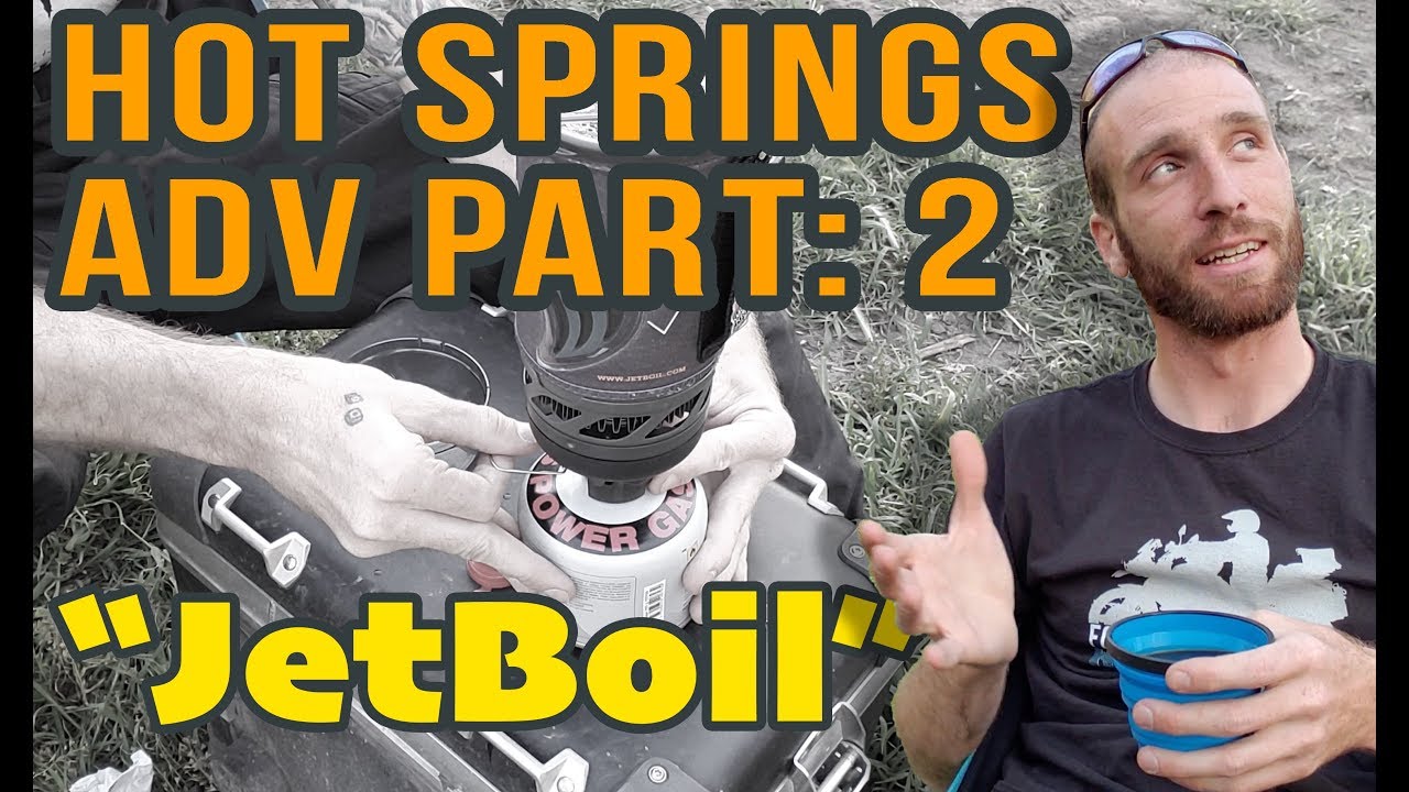 Hot Spring ADV Motorcycle Camping & Review of Jetboil Flash motovlog name