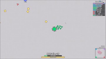 Diep.io : Overlord  VS  Spammers  (Part 1)