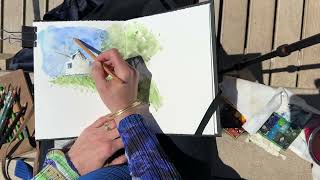 Urbansketching in Odeceixe