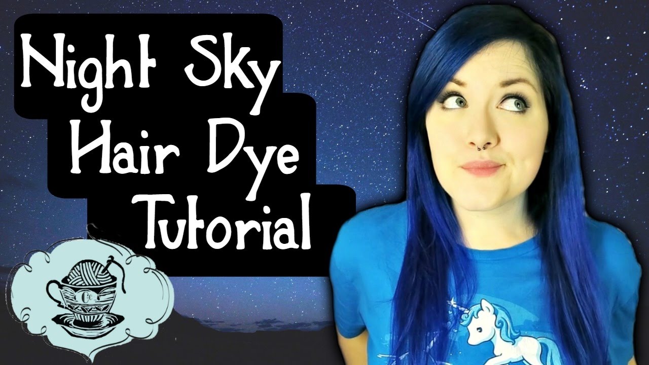 6. "DIY Under Hair Blue Dye Tutorial" - wide 2