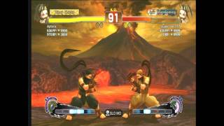 Fighting Online as Ibuki against Ibuki in Super Street Fighter 4 AE