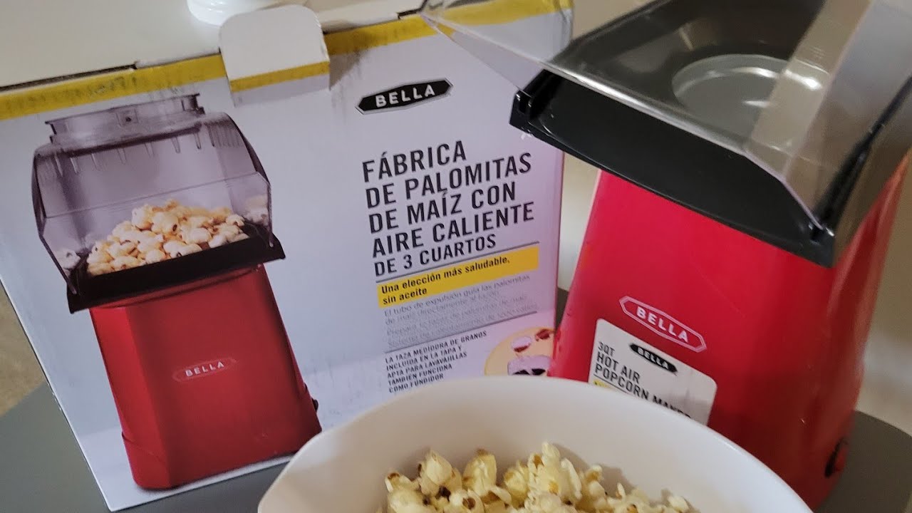 BELLA HOT AIR POPCORN MAKER! April 2022 @danashometv