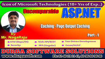 ASP.NET || Caching Page Output Caching Part  -1