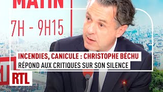 Incendies, canicule : Christophe Béchu répond aux critiques sur son silence