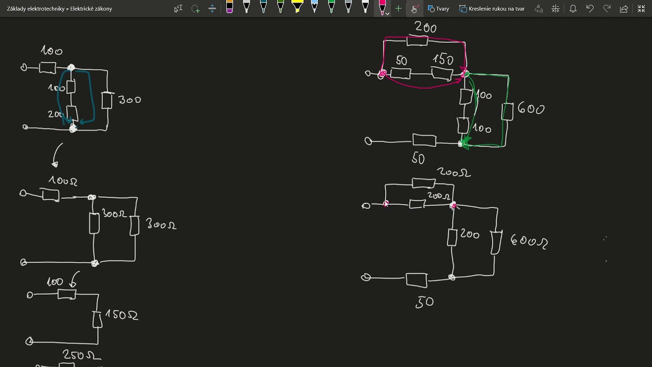 ZEL - výpočet celkového odporu