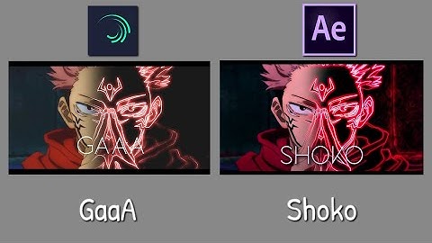 Alight Motion vs After Effect (remake @shoko)