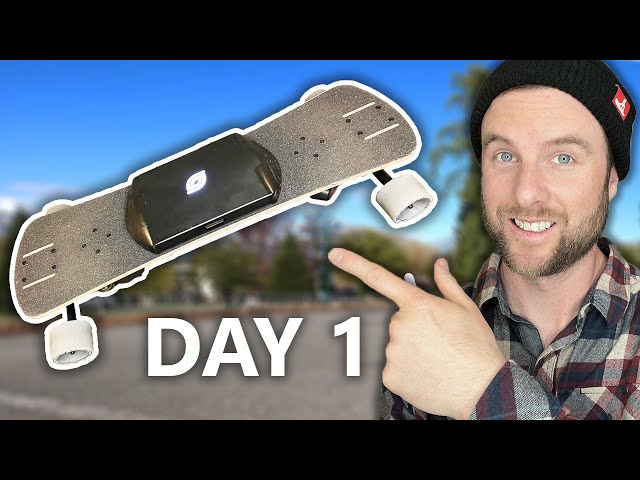 The electric skateboard that moves like a snowboard (Summerboard