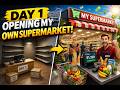 Day 1 Opening My Own Supermarket 🛒 | Supermarket Together Gameplay #supermarkettogether