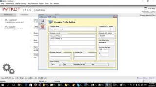 INTACT Accounting - How to setup company detail