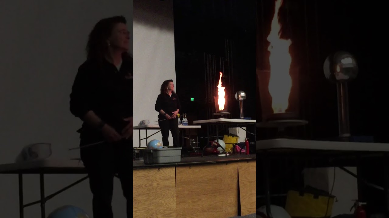 Scientist makes fire tornado