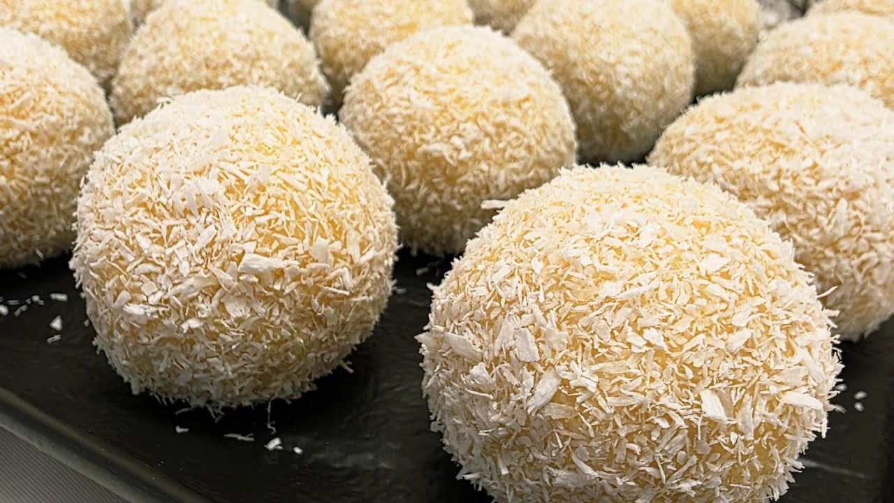 Бисквитное пирожное -"Raffaello".