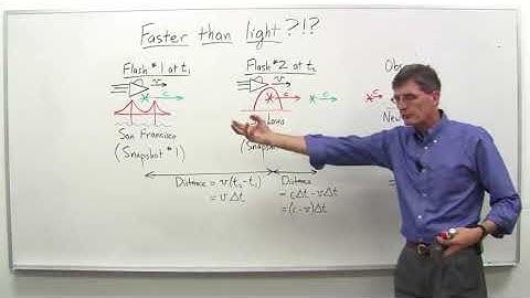 Faster than light    Stanford University   Coursera